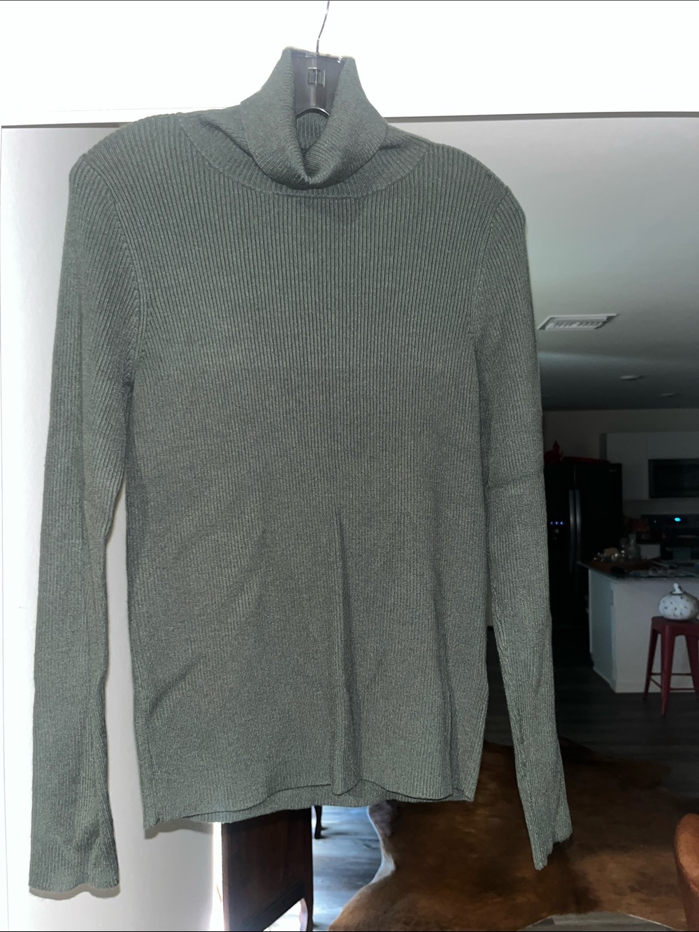 Anthropologie Maeve Ribbed Turtleneck